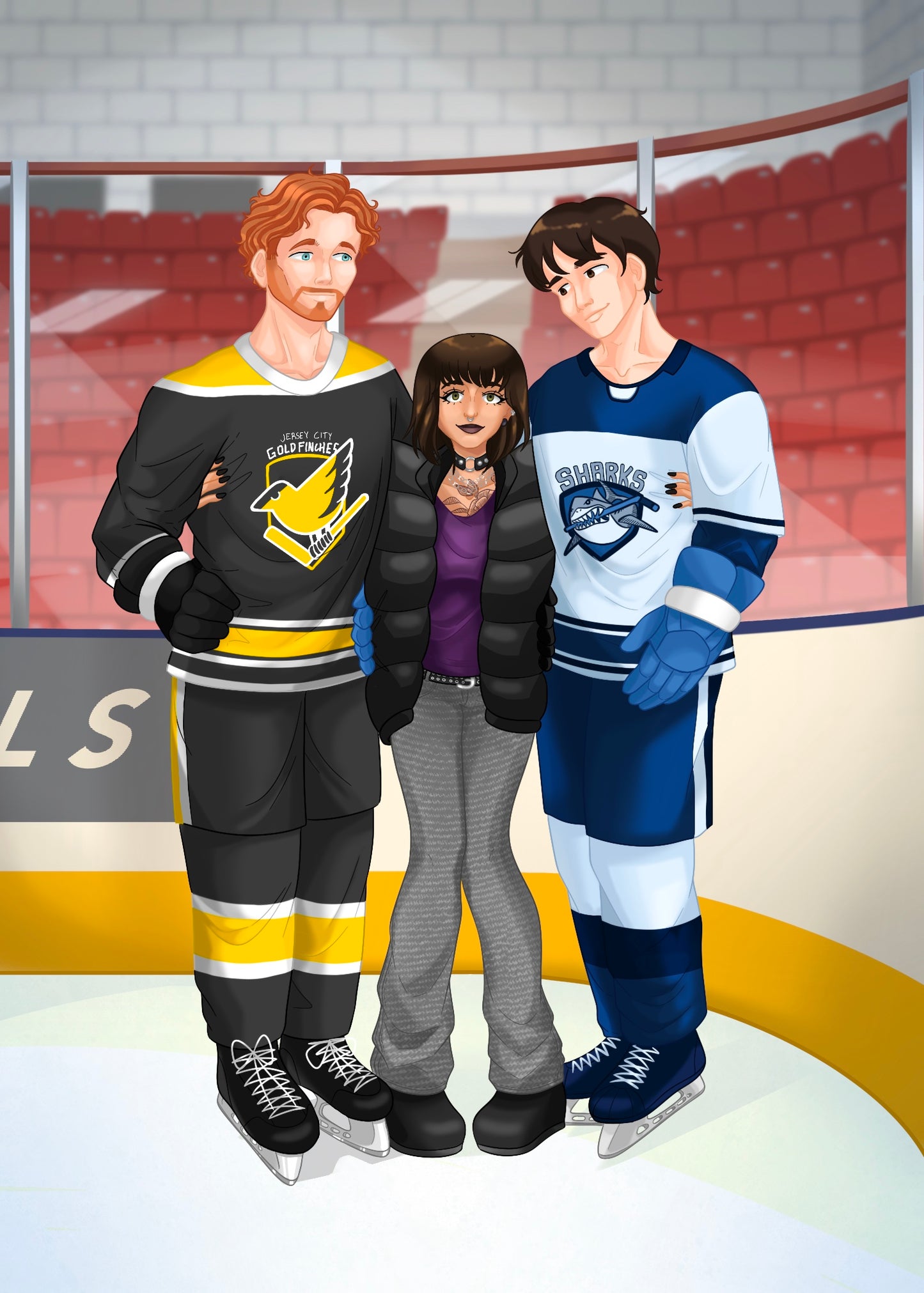 Ice Rivals Character Art